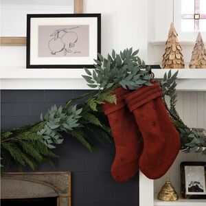 Threshold + Studio McGee 16”x12” pomegranates framed under glass with double mat